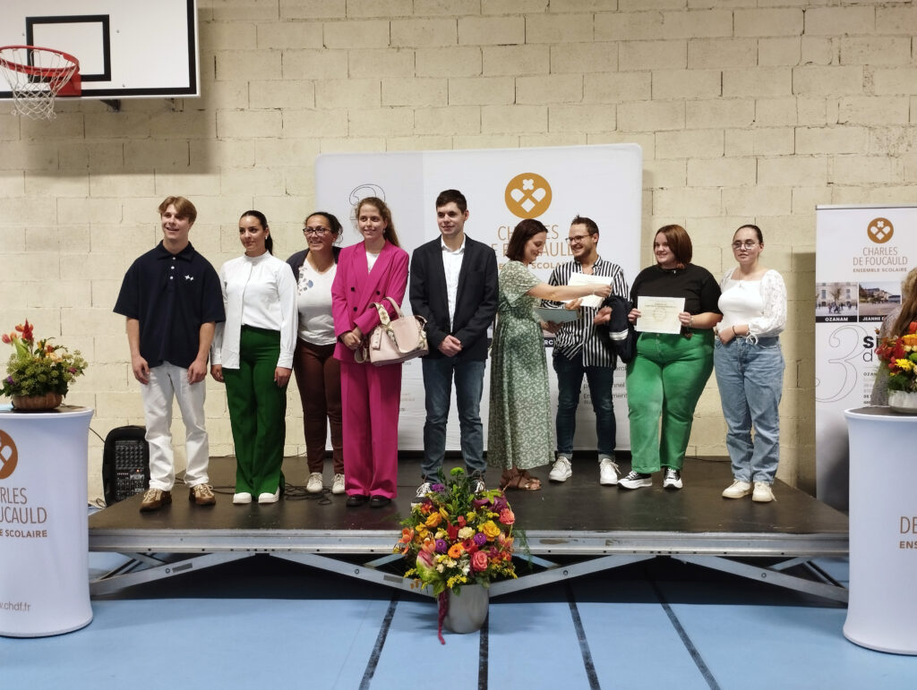 Remise des diplômes Fleuriste - session 2023, lycée Saint-Jean.