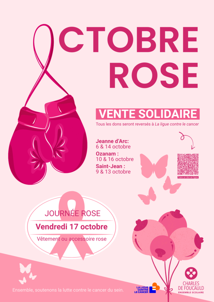 affiche-octobre-rose-ensemble-scolaire-charles-de-foucauld
