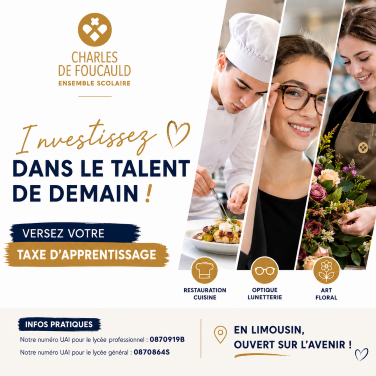 taxe-apprentissage-ensemble-scolaire-charles-de-foucauld-limoges-2026